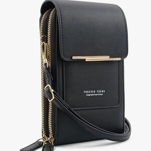 Forever Lovely Design Crossbody Purse W/adjustable Strap